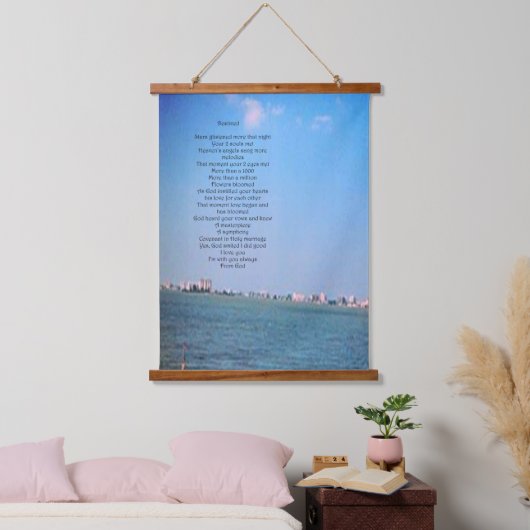 Wall art ' Destiniert Wandteppich Mit Holzrahmen (Schlafzimmer)