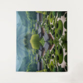 "Wall Art, die Frieden flüstert - Landschaftlicher Wandteppich (Vorderseite)