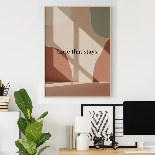 Wall Art-Eternal love Poster (Heimbüro)