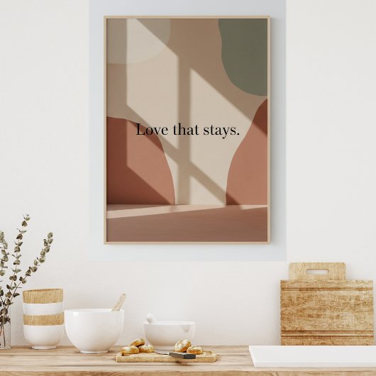 Wall Art-Eternal love Poster (Küche)