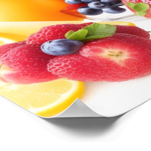 Wall Art exotische Früchte Plakat (Ecke)