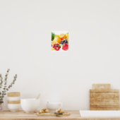 Wall Art exotische Früchte Plakat (Küche)