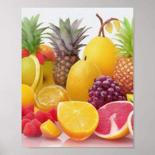 Wall Art exotische Früchte Plakat (Vorne)