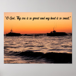 Wall Art Fishermen's Gebet Poster