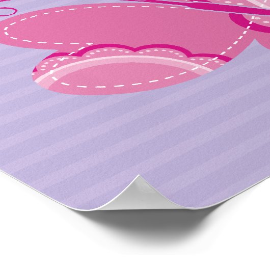 WALL ART: Flutterby-Schmetterling 3 Poster (Ecke)