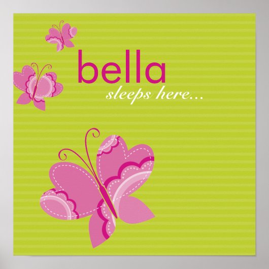 WALL ART: Flutterby-Schmetterling 4 Poster (Vorne)