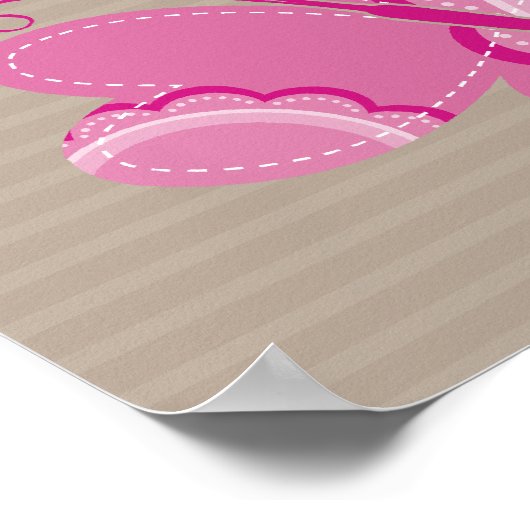 WALL ART: Flutterby-Schmetterling 5 Poster (Ecke)