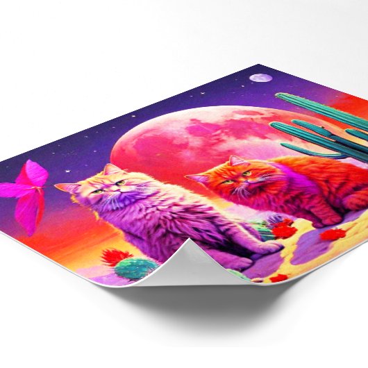 Wall Art for Cat Lovers Poster (Ecke)