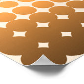 Wall Art Gradient Dots Modern Graphics Poster (Ecke)