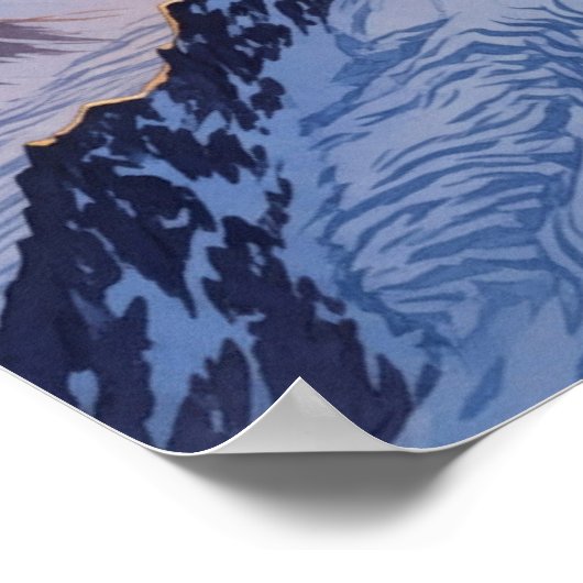 Wall art. Icebergs Poster (Ecke)