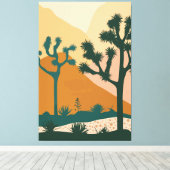 Wall Art Joshua Tree Nationalpark Splendor Leinwanddruck (Insitu (Holzboden))