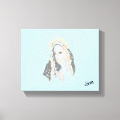 Wall Art: Jungfrau Mary Leinwanddruck (Vorderseite)