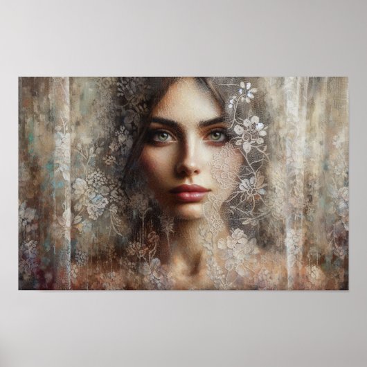 Wall Art, Le Femme, Lady Behind the Lace, Poster (Vorne)