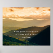 Wall-Art-Lebensmotivation Zitat-Poster Poster (Vorne)