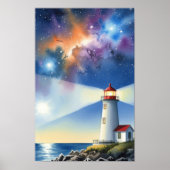 Wall art. Lighthouse Island Poster (Vorne)