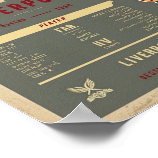 Wall Art Liverpool Poster (Ecke)