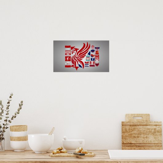 Wall Art Liverpool Poster (Küche)