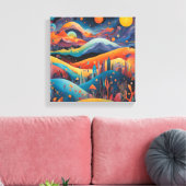 Wall Art mit großer Fantasie Leinwanddruck (Insitu (Wohnzimmer))