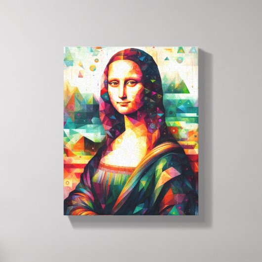 WALL ART Mona Lisa Leinwanddruck (Vorderseite)