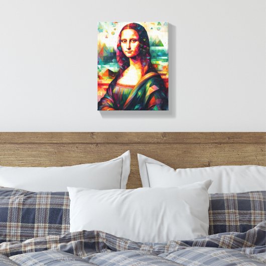 WALL ART Mona Lisa Leinwanddruck (Insitu (Schlafzimmer))
