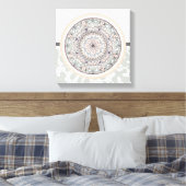 Wall Art neutrale farbige Medallion Leinwanddruck (Insitu (Schlafzimmer))
