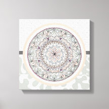 Wall Art neutrale farbige Medallion