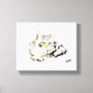 Wall Art: Nur Niedlich sein Leinwanddruck