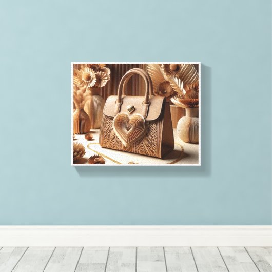Wall Art of a Bag 3 Leinwanddruck (Insitu (Holzboden))