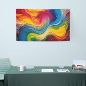 Wall Art of Color Mix Malerei Banner (Messeveranstaltung)