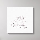 Wall Art: Oink Leinwanddruck (Vorderseite)
