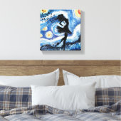 Wall Art Ölgemälde Digitaldruck, einsame Frau Leinwanddruck (Insitu (Schlafzimmer))