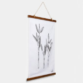 Wall Art, Original Kunstdrucke zeichnend Bambus Wandteppich Mit Holzrahmen (Gewinkelt)