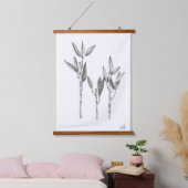 Wall Art, Original Kunstdrucke zeichnend Bambus Wandteppich Mit Holzrahmen (Schlafzimmer)