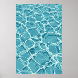Wall Art. Pool Wasser. Poster