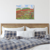 Wall Art Poppy Field Leinwanddruck (Insitu (Schlafzimmer))