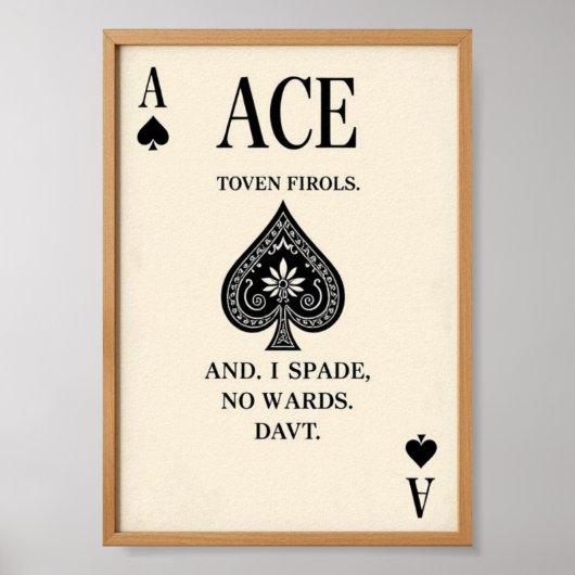Wall Art Poster (Vorne)