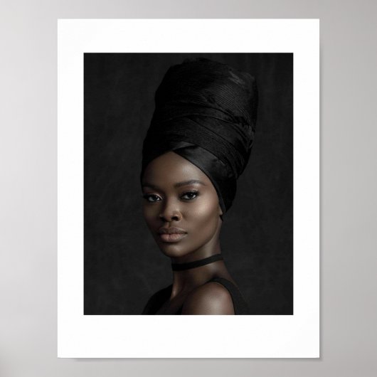 Wall Art Poster - Schönheitsportrait (Vorne)