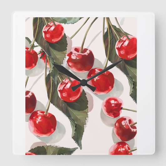 Wall Art Quadratische Wanduhr (Vorderseite)