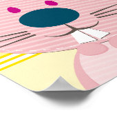 WALL ART :: sonnig - flüchtige Blick-a-boo 1 Poster (Ecke)