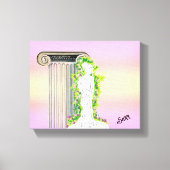 Wall Art : Statue einer Göttin . Leinwanddruck (Vorderseite)