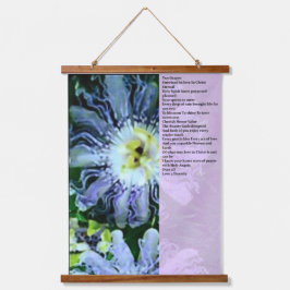 Wall art 'Two Trauben Wandteppich Mit Holzrahmen