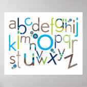 WALL ART :: TYPOGRAPHIE - Trendalphabet 3 Poster (Vorne)
