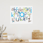 WALL ART :: TYPOGRAPHIE - Trendalphabet 3 Poster (Küche)
