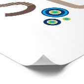 WALL ART :: TYPOGRAPHIE - Trendalphabet 3 Poster (Ecke)