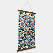 Wall-Art Wandteppich Mit Holzrahmen (Gewinkelt)