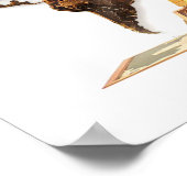 Wall Art World Map mit Pharaohys Design Poster (Ecke)