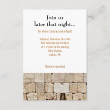 WALL Bar Bat Mitzvah Empfang Party