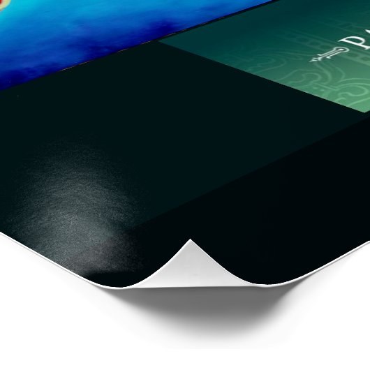 'Wall Blume III' Glossenplakat Poster (Ecke)