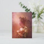 Wall-Blume Postkarte (Stehend Vorderseite)