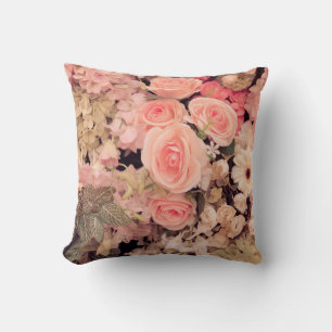 Wall-Blume retro-Struktur - Vintage Effektfilter Kissen